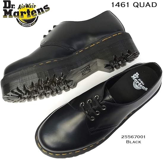 Amazon | [ドクターマーチン] 1461 QUAD 3ホール 厚底 メンズ